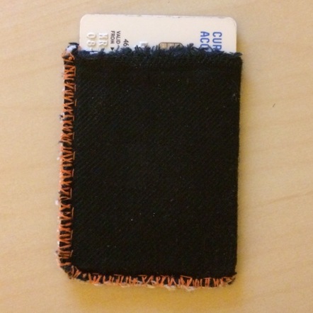 My hand-sewn wallet